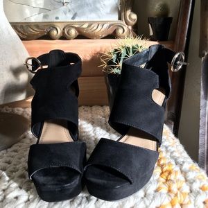 Chunky Black Heels